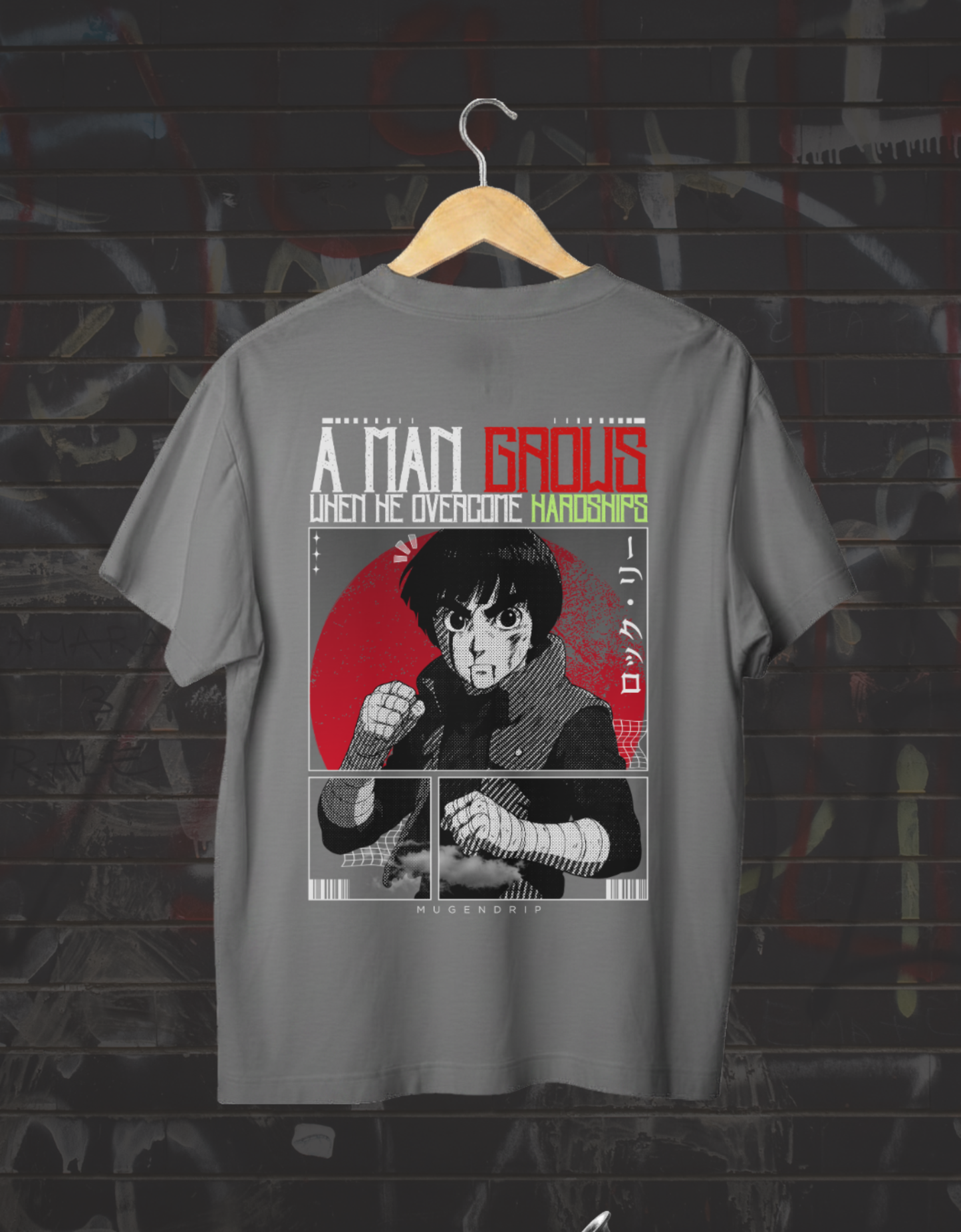 Grey Round Neck LEE Inspired Tshirt
