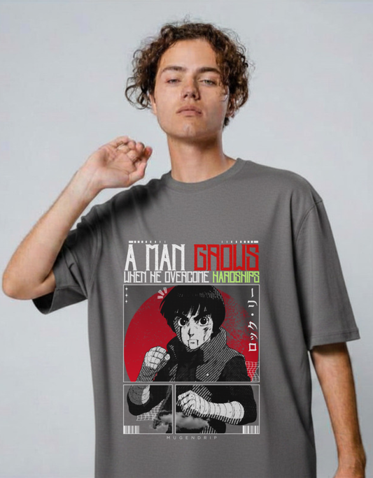 Grey Round Neck LEE Inspired Tshirt