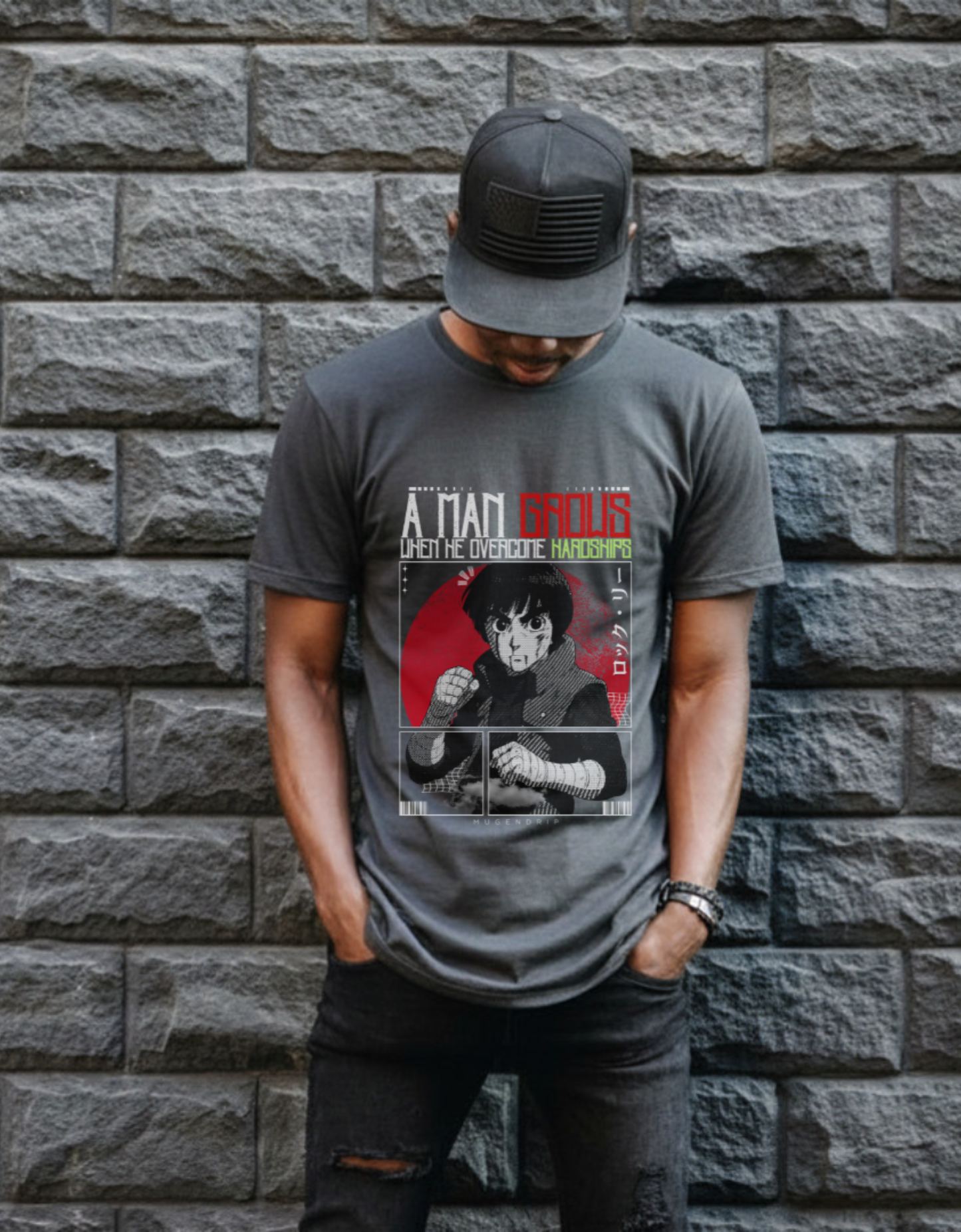 Grey Round Neck LEE Inspired Tshirt