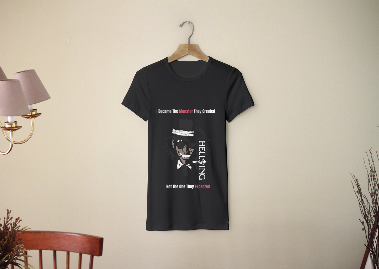 Black & Grey Oversized Fireforce Inspired Tshirt