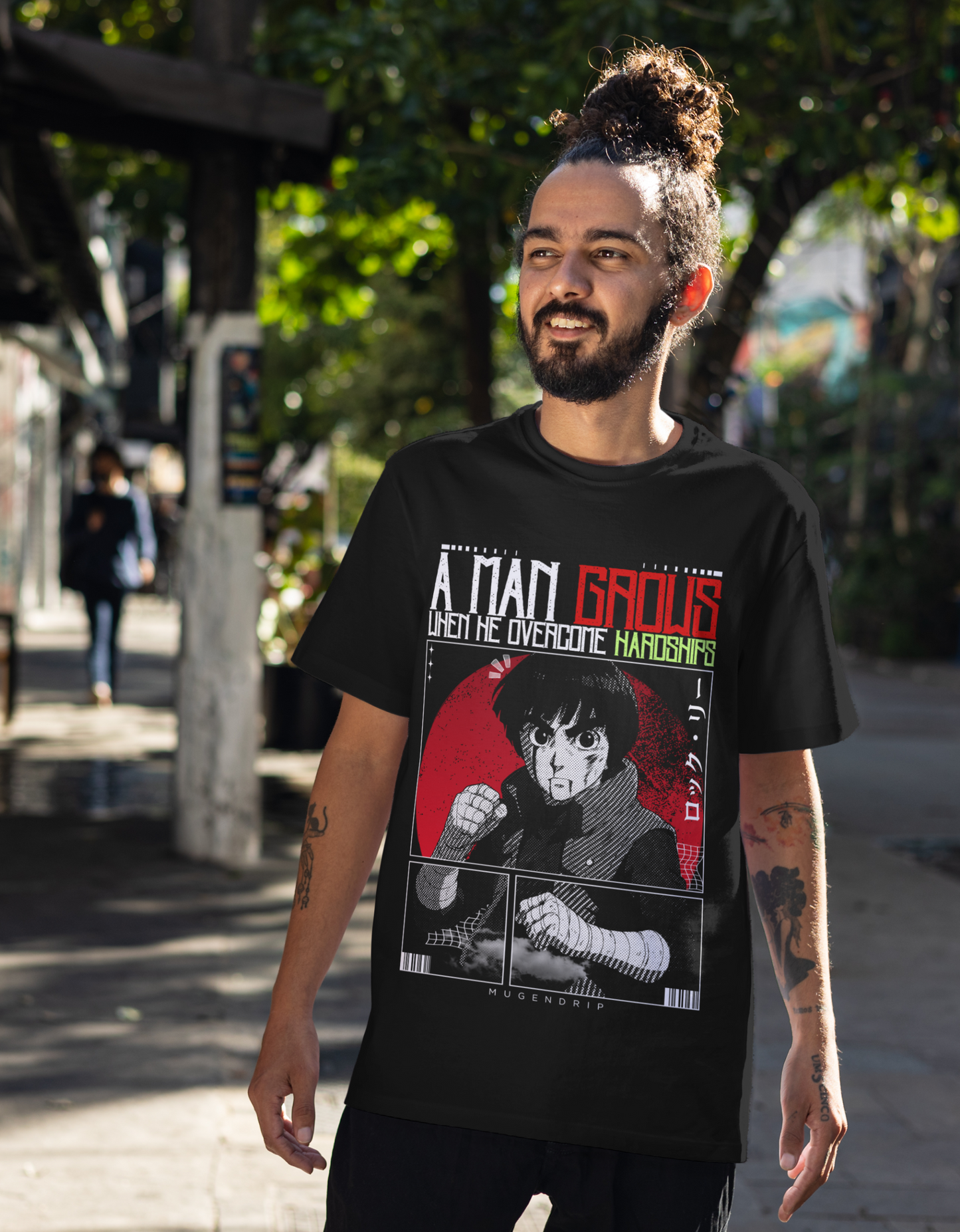 Black Round Neck LEE inspired Tshirt