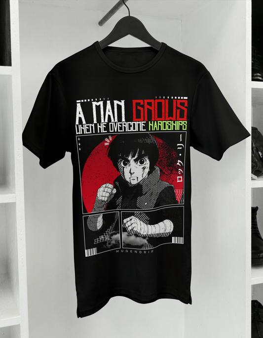Black Round Neck LEE inspired Tshirt