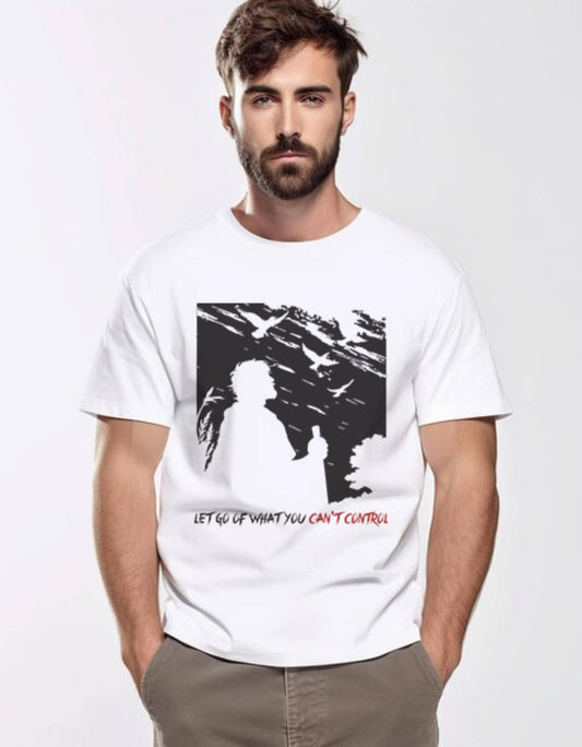 White Round Neck- Vinland Saga Inspired T-Shirt