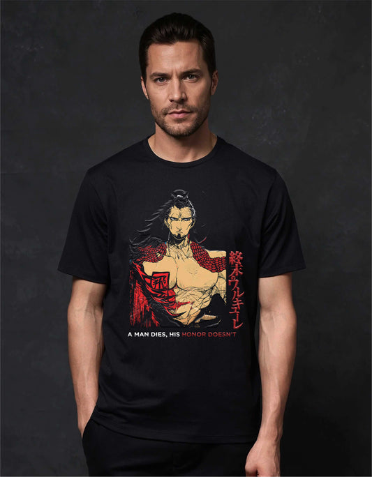 Black Oversized LuBu Inspired Anime Tshirt