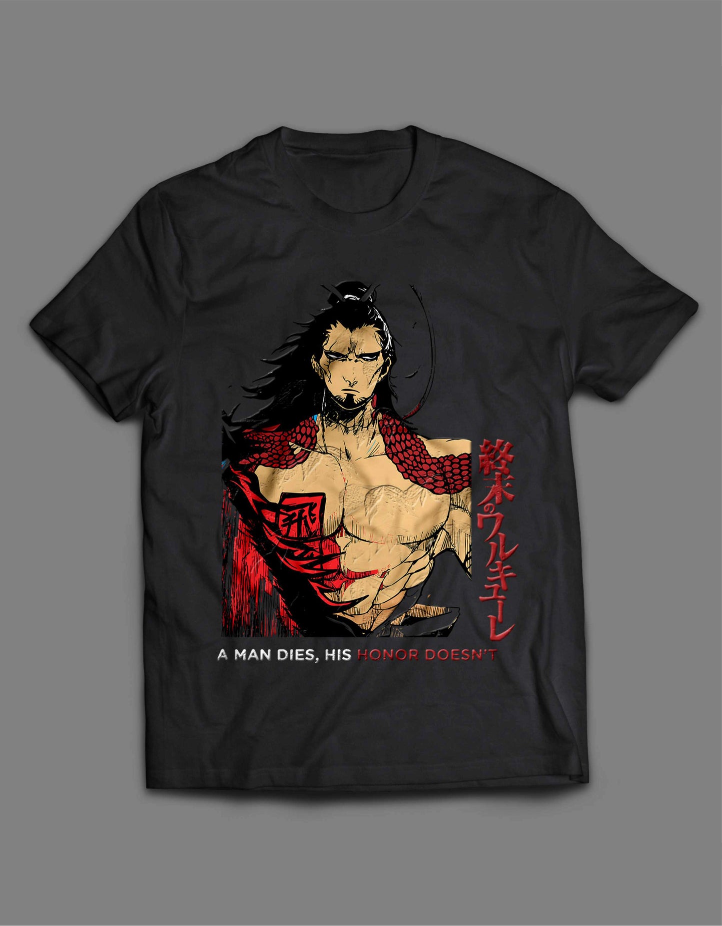 Black Oversized LuBu Inspired Anime Tshirt