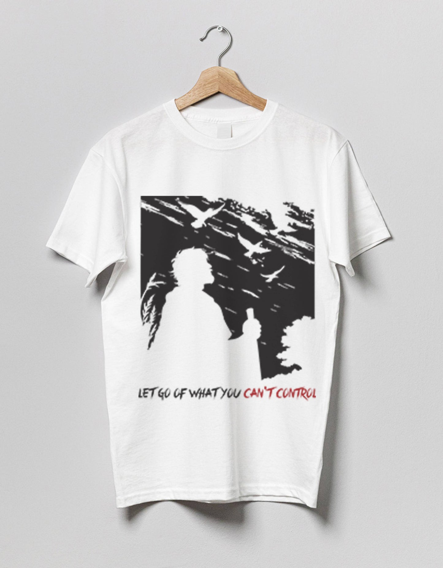 White Round Neck- Vinland Saga Inspired T-Shirt