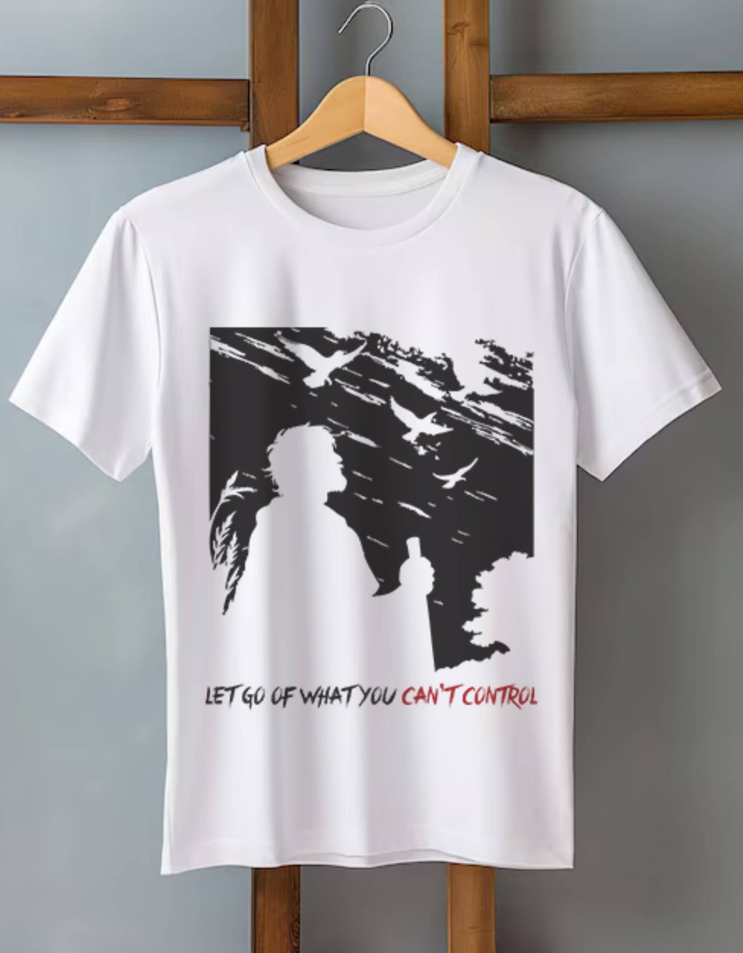 White Round Neck- Vinland Saga Inspired T-Shirt