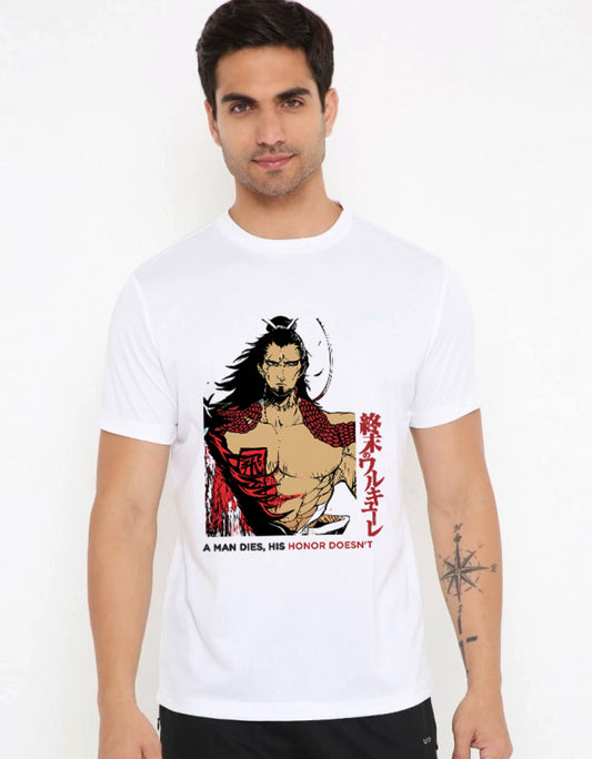 White Round Neck Lubu Inspired Tshirt