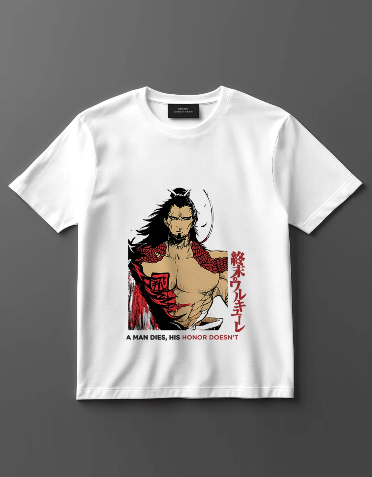 White Round Neck Lubu Inspired Tshirt